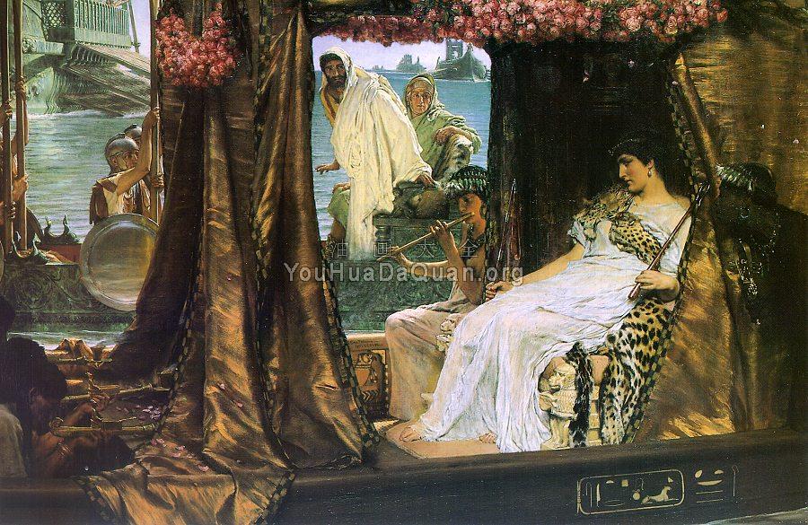 安东尼和克里奥帕特拉的相遇 - 劳伦斯·阿尔玛·塔德玛